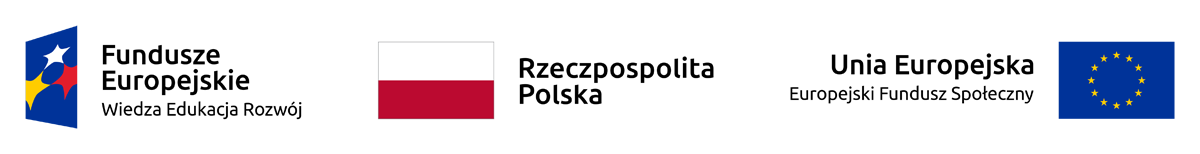 Flaga Polski, flaga Unii Europejskiej, logo Funduszy Europejskich